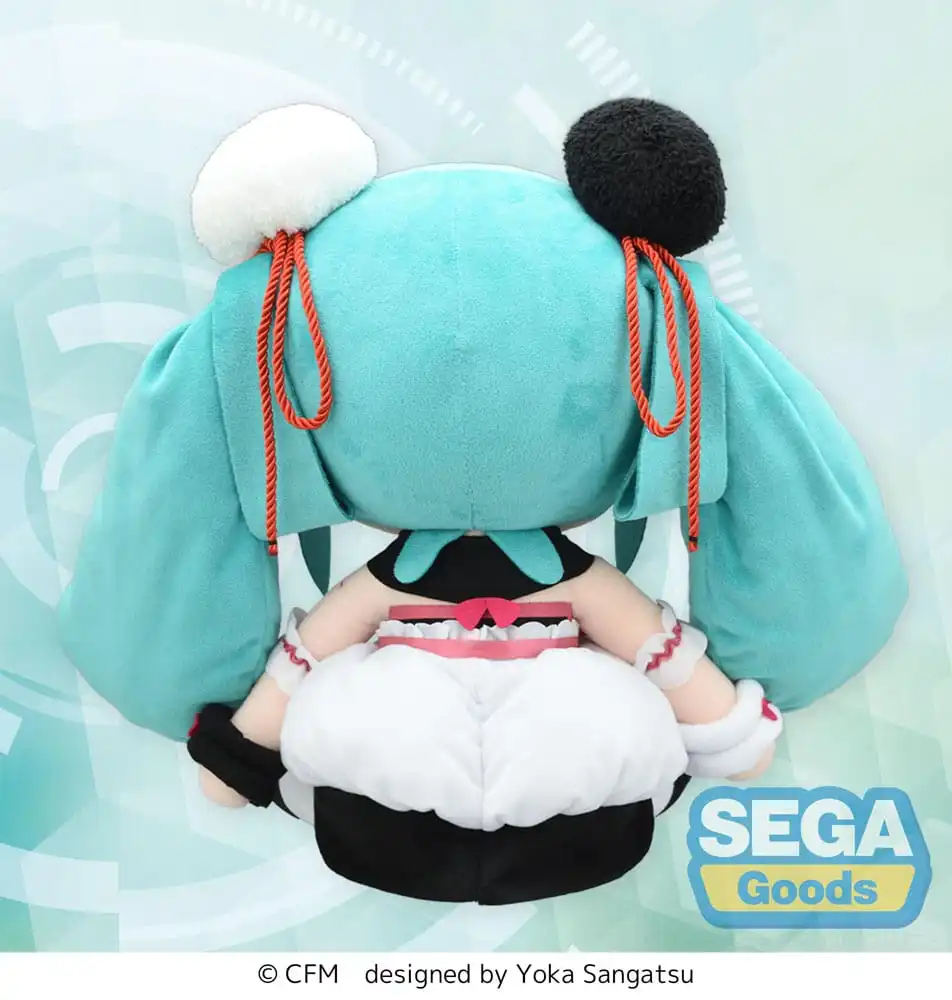 Character Vocal Series 01: Hatsune Miku Fuwa Petit Plush Figure Hatsune Miku Panda Bun LL 40 cm